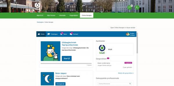 Mijn GGzE - Online therapie