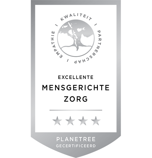 Planetree badge zilver