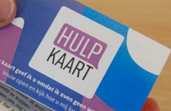Hulptkaart: helpt om zelf de regie te behouden.