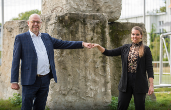 Joep Verbugt en Ivonne Heynen in ED 