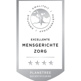 Planetree badge zilver